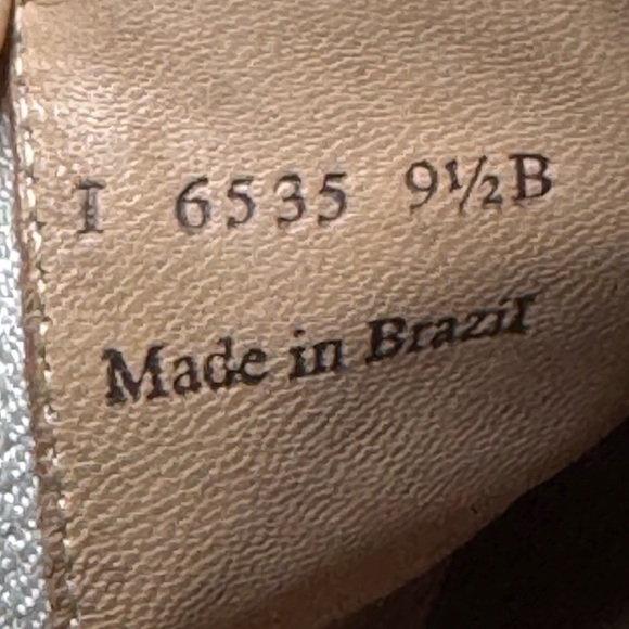 Lucchese Women’s 9.5B Kate Goat Size Zip   Sand Low Ankle Boots Western Boho - Picture 12 of 13